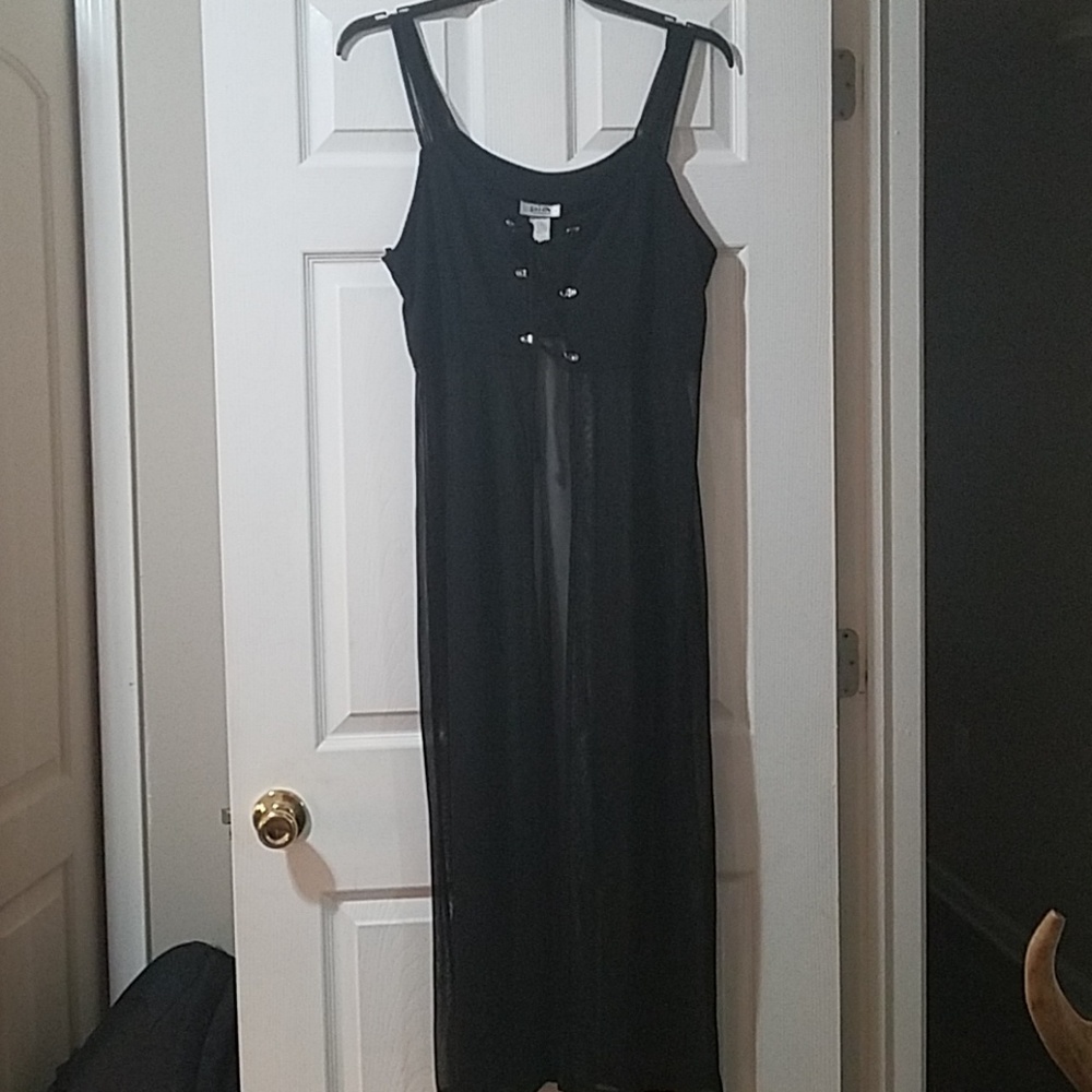 Gothic corset style sheer top